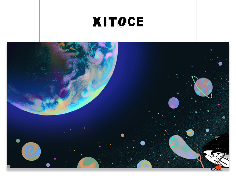 XITOCE 拓拓·小(xiǎo)豹子 IP形象宣傳·太空(kōng)拓